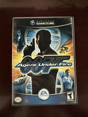 Bond 007 in Agent Under Fire (Nintendo GameCube, 2003) Complete CIB Black Label