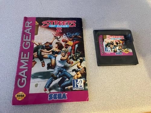 Sega Game Gear Streets of Rage 2 game ( free shipping to Canada )
