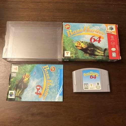 Bass Hunter 64 (Nintendo 64 N64) Complete - Tested - Authentic