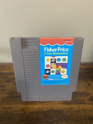 Fisher Price I Can Remember (Nintendo NES, 1990) Game Only Tested Working