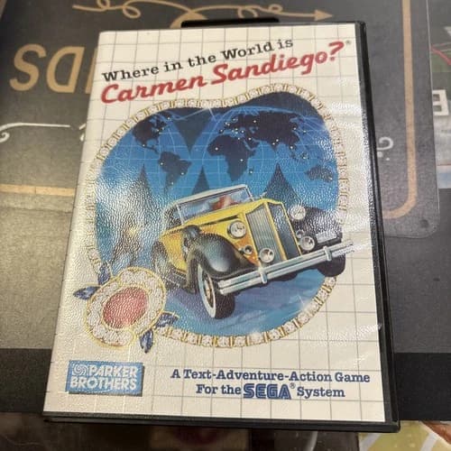 Sega Master System Where In The World Is Carmen Sandiego CIB Both Manuals