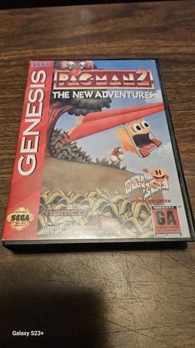 Pac-Man 2: The New Adventures Sega Genesis Original and Complete. CIB