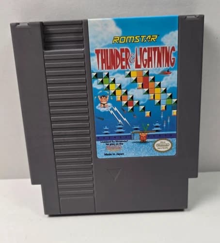 Thunder & Lightning - Nintendo, NES - Tested & Working