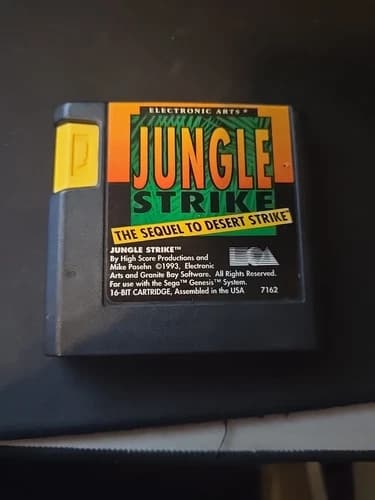 Jungle Strike (Sega Genesis) OEM Cartridge Only - Tested