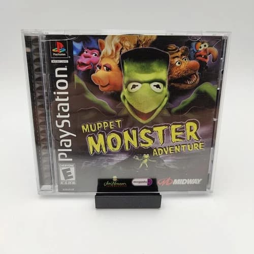 Muppet Monster Adventure (Playstation 1 PS1) CIB W/ Reg Card ~Clean Disc ~Rare🔥