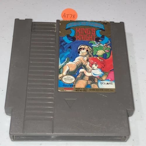 King's Knight NES Nintendo Entertainment System 1989 Authentic Square AT78