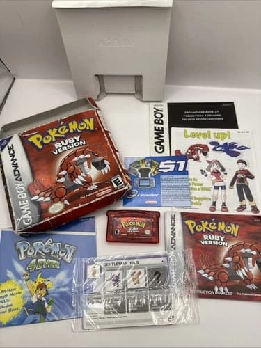 Pokémon Ruby Version CIB (Game Boy Advance, 2003) GBA Tested Authentic