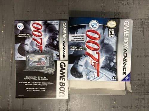 007 Everything or Nothing - Authentic Complete Game Boy Advance Game GBA CIB