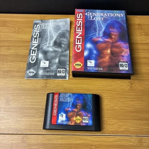 Generations Lost (Sega Genesis, 1993) Time Warner Interactive Game CIB Tested