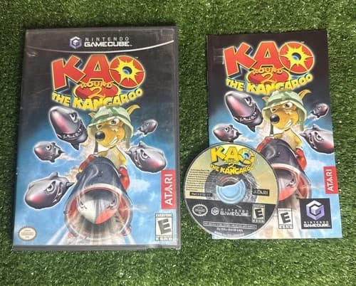Kao the Kangaroo: Round 2 (Nintendo GameCube, 2006) CIB Complete Tested & Works!