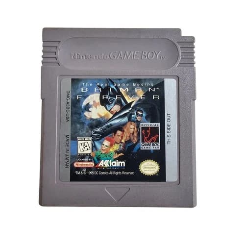 Batman Forever (Nintendo Game Boy, 1995) - Cartridge Only - Tested
