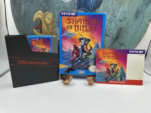 Natsume Nintendo Shadow of the Ninja NES Complete CIB *Read*