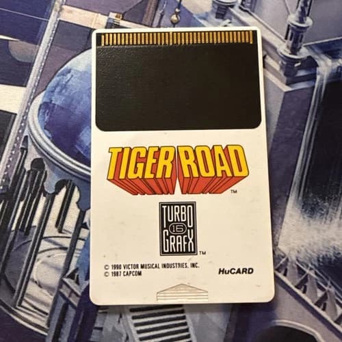 Tiger Road TurboGrafx-16 HuCARD Game Only