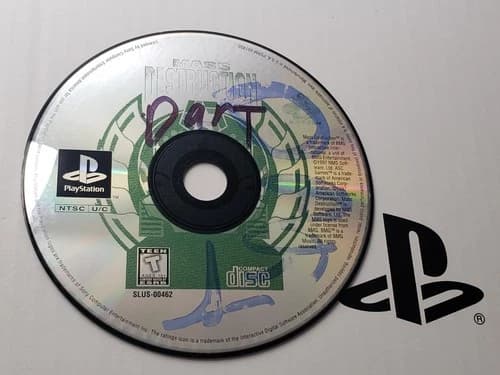 --DISC ONLY-- Mass Destruction (PlayStation 1, PS1) DART