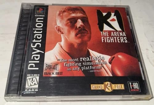 K-1 The Arena Fighters Sony Playstation 1 PS1 Complete Tested