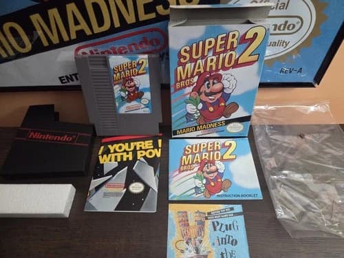 Nes Super Mario Bros 2 Complete In Box