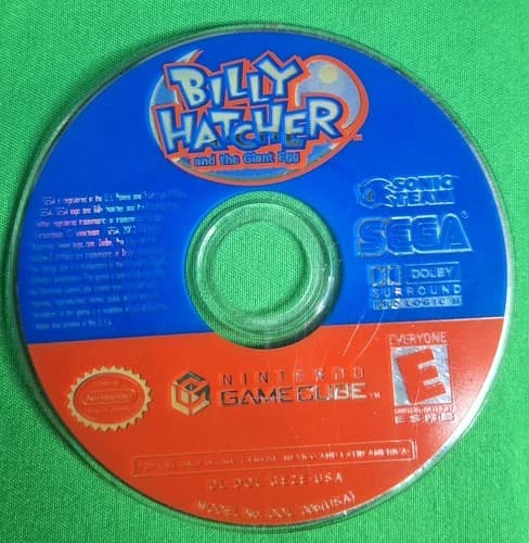 Billy Hatcher and the Giant Egg (Nintendo GameCube, 2003) Disc Only