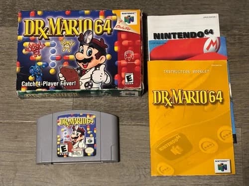 Dr. Mario 64 Nintendo 64 N64 Complete CIB Authentic