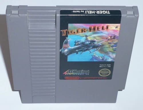 TIGER HELI - Nintendo NES (Authentic) Game, Tested & Working