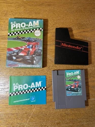 R.C. Pro Am NES Compete In Box CIB Nintendo Entertainment System