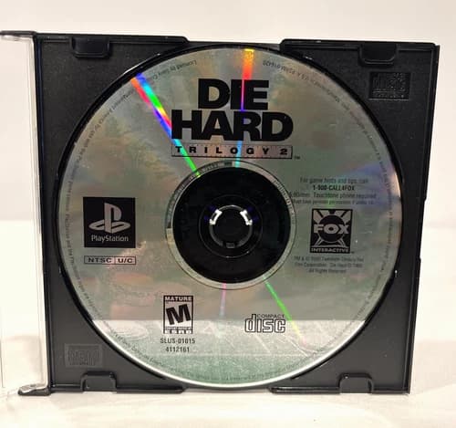 DIE HARD TRILOGY 2 VIVA LAS VEGAS PS1 PLAYSTATION 1 GAME DISC FOX INTERACTIVE