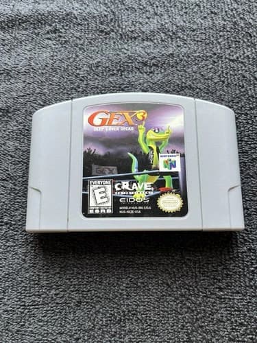 Gex 3: Deep Cover Gecko Nintendo 64 N64 - Tested!