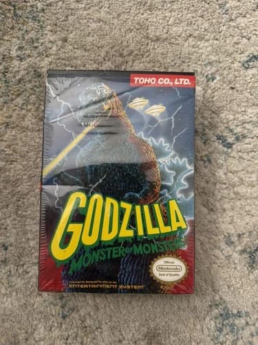 Godzilla: Monster of Monsters! Complete in Box Nintendo NES CIB