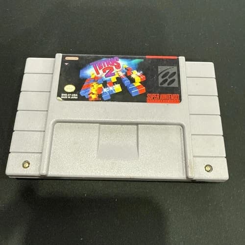 Tetris 2 (SNES, 1994) Super Nintendo; Cartridge Only, Tested, Authentic