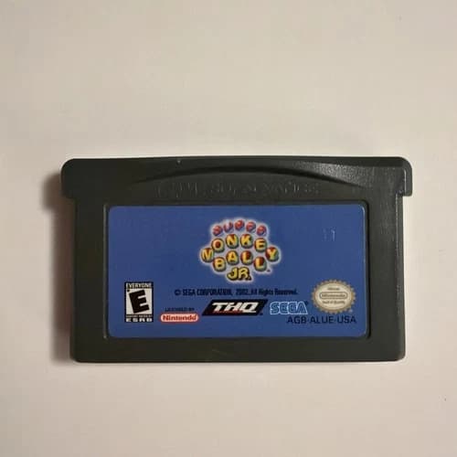 Super Monkey Ball Jr. Nintendo Game Boy Advance GBA Cleaned & Tested Authentic