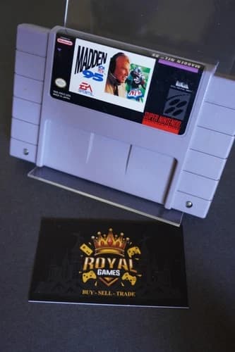 Madden NFL '95 | Super Nintendo (SNES) | Cartridge Only | TESTED!