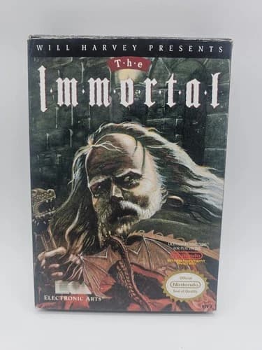 The Immortal - Nintendo NES (CIB) Complete in Box