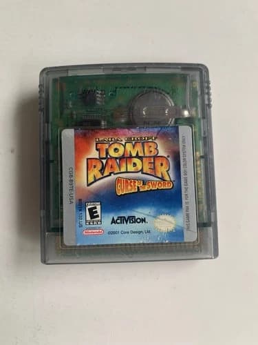 Tomb Raider Curse of the Sword GameBoy Color Nintendo GBC