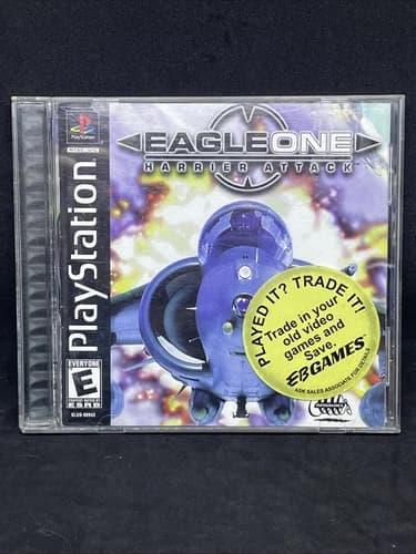 Eagle One: Harrier Attack (Sony PlayStation 1, 2000) Tested Complete With Manual