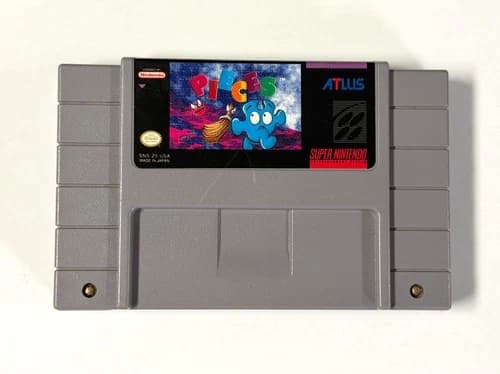 Pieces (Super Nintendo Entertainment System SNES, 1994) *Cartridge Only*