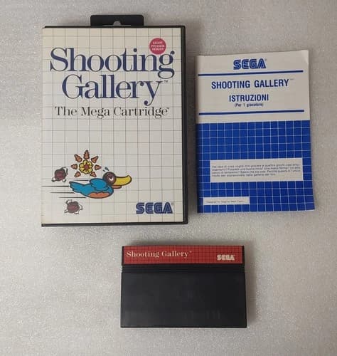 sega master system shooting gallery CIB