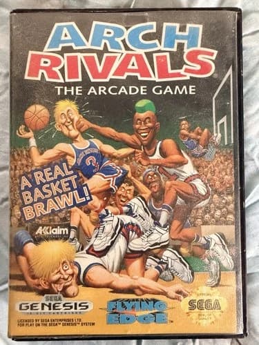 Arch Rivals: The Arcade Game (Sega Genesis) [CIB] - Complete, Excellent Cond