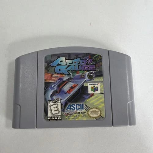 Aero Gauge (Nintendo 64, 1997) N64 Tested And Authentic