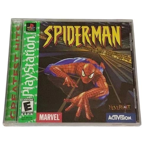 Spider-Man Sony PlayStation 1 PS1 Greatest Hits Complete With Manual VG