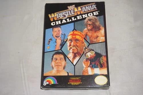 WWF WWE Wrestlemania Challenge (Nintendo NES) Complete in Box CIB