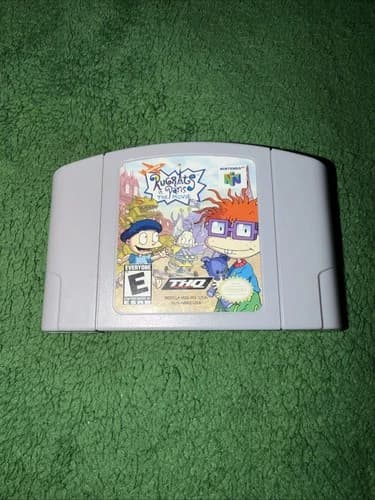 Rugrats in Paris: The Movie (Nintendo 64) -GRAY- Tested Authentic N64