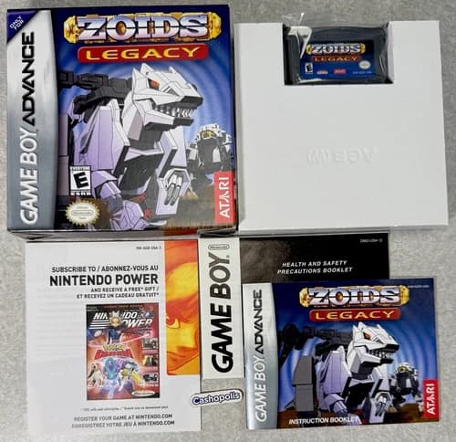 Zoids: Legacy Nintendo GameBoy Advance GBA Complete in Box CIB Tested