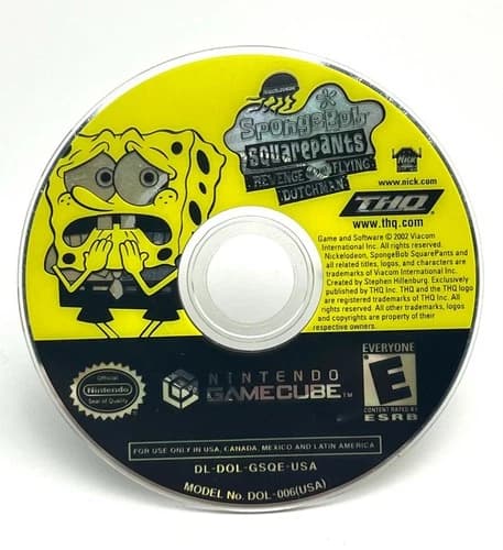 SpongeBob SquarePants: Revenge of the Flying Dutchman (Nintendo GameCube, 2002)