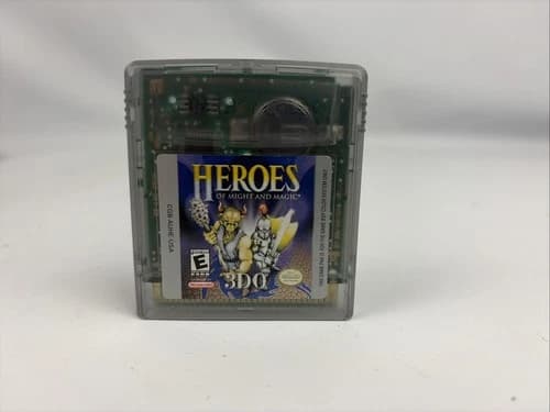 Heroes of Might and Magic (Nintendo Game Boy Color) Game Cartridge - Tested