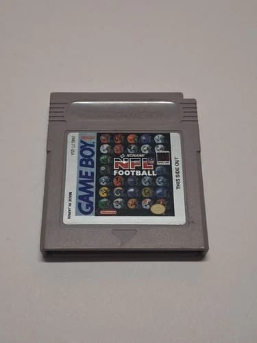 Nintendo Gameboy NFL Football Video Game Tested Works