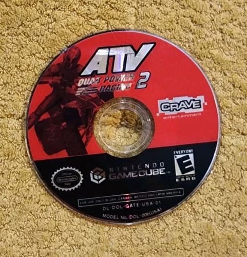 ATV: Quad Power Racing 2 (Nintendo GameCube, 2003) DISC ONLY Tested