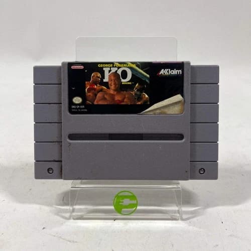 george Foreman's KO Boxing (Super Nintendo SNES, 1993)
