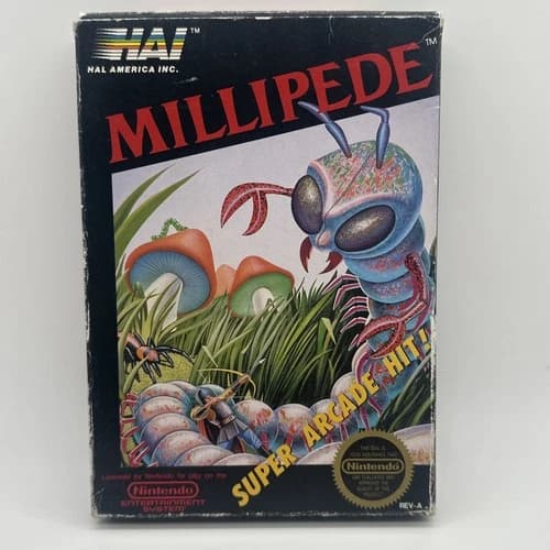 Millipede Nintendo Entertainment System NES with Original Box and Manual