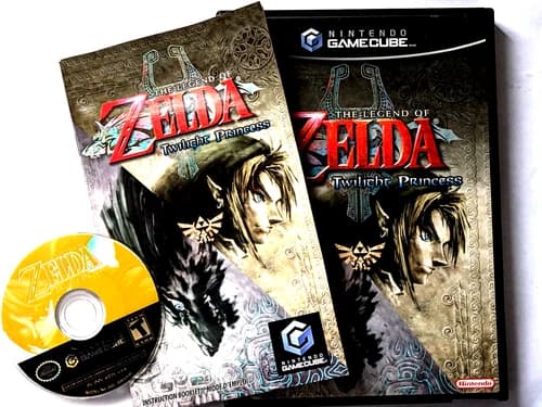 🗡️The Legend of Zelda: Twilight Princess (Gamecube 2006) CIB Complete LIKE NEW