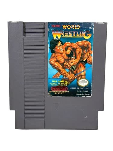 Tecmo World Wrestling (Nintendo Entertainment System 1990) Cartridge Only Tested