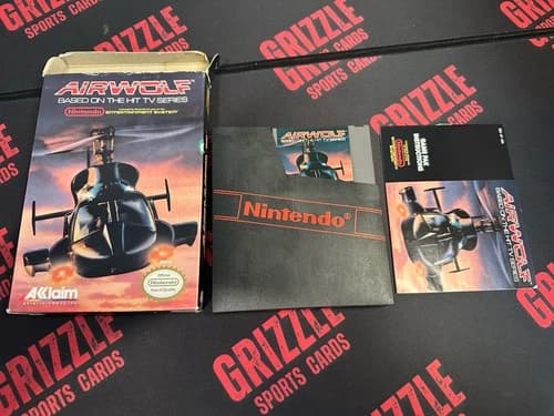 Airwolf (Nintendo NES) Complete in Box CIB